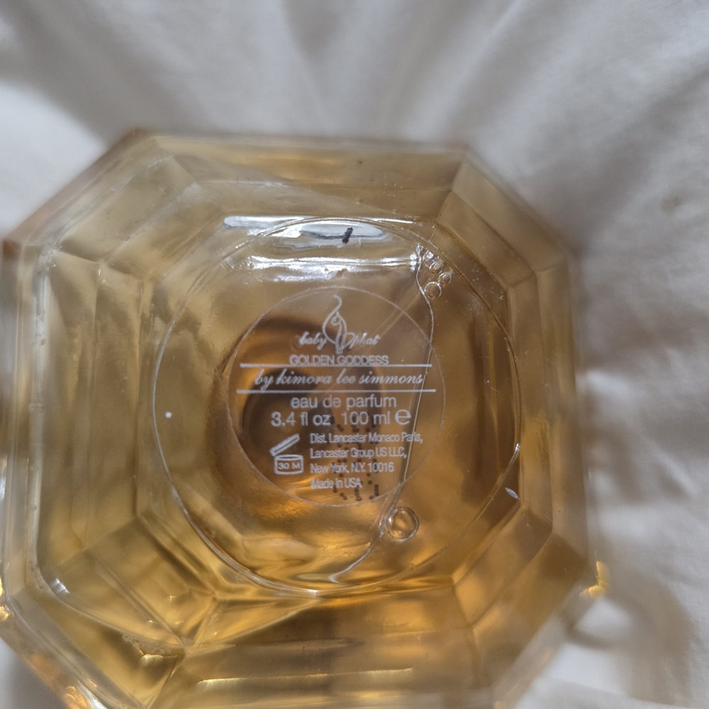 3.4oz Kimora Lee Baby Phat Gold Goodess Perfume Bottle - Picture 2 of 2